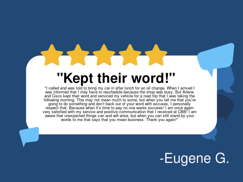 Cisco's Benz & Beemers Auto Repair logo