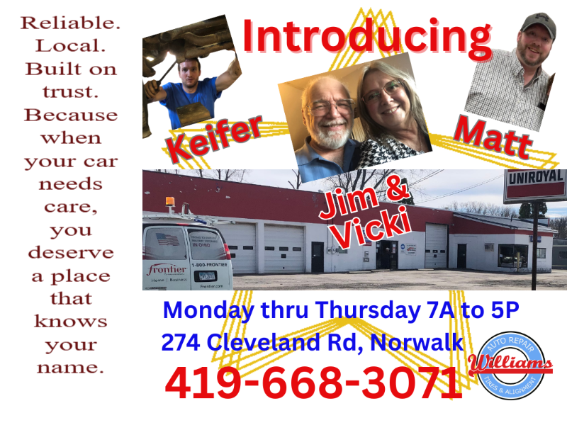 Williams Norwalk Tire & Alignment logo