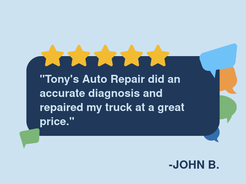 Tony's Collision and Automotive Repair logo