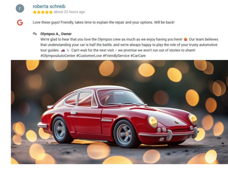 Olympos Auto Center logo