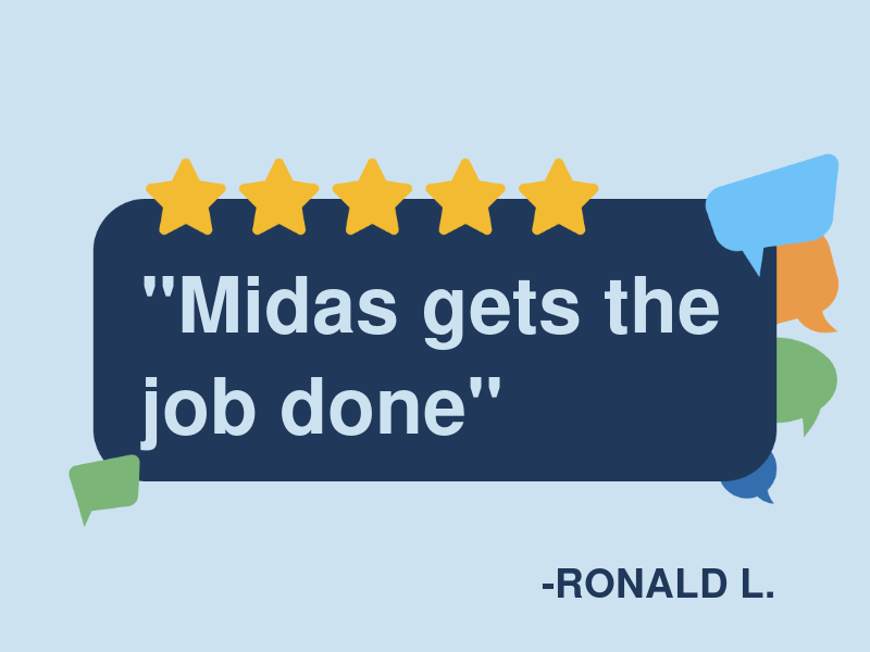 Midas of Warwick logo