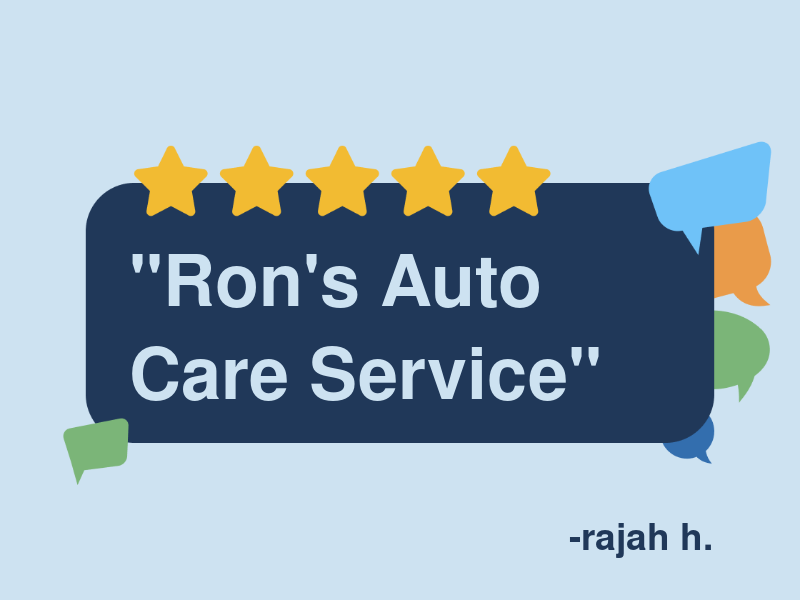 Ron's Auto Care logo
