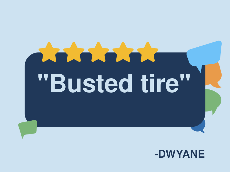 Blue Flame Muffler And Tire logo