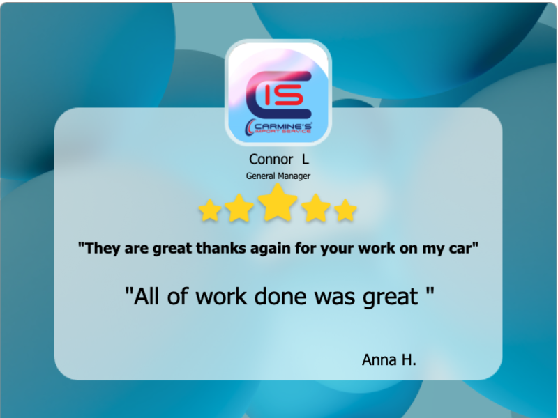 Carmine's Import Service logo