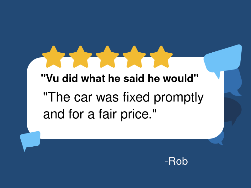 Vu's Modern Auto logo