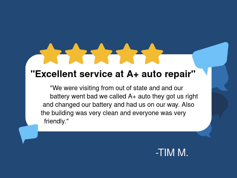 A Plus Auto Care logo