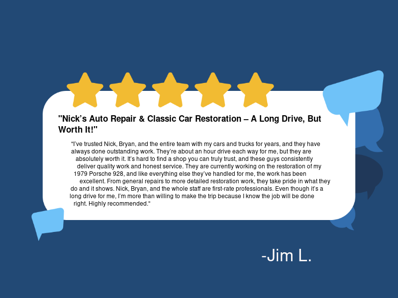 Nick's Auto Repair & Classic Car Restoration logo
