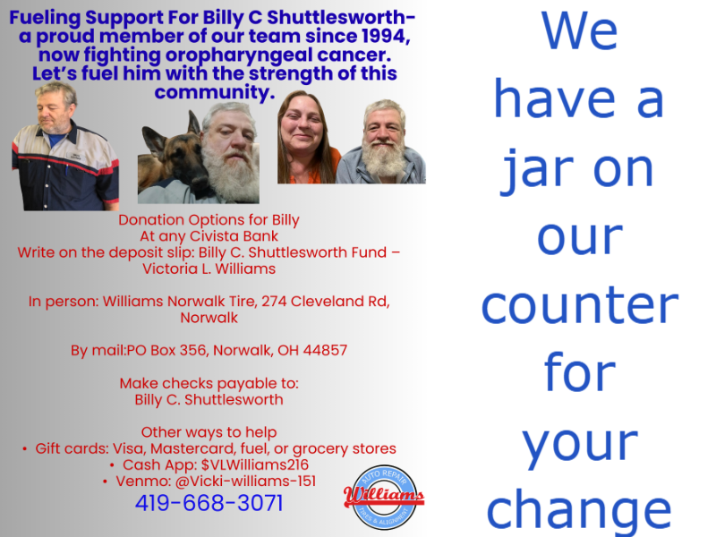 Williams Norwalk Tire & Alignment logo