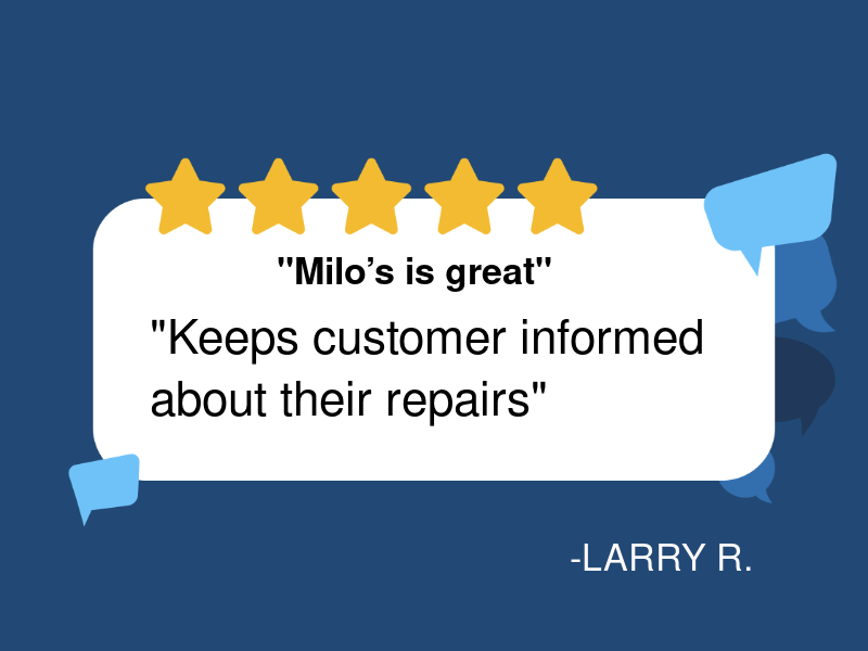 Milo's Auto Center logo