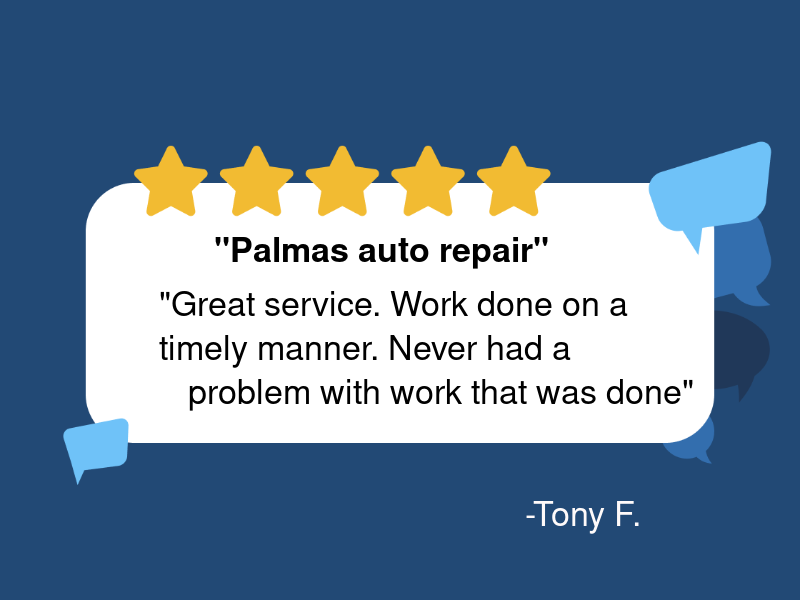 Palma's Auto Repair & Muffler logo
