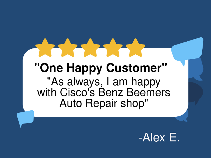 Cisco's Benz & Beemers Auto Repair logo