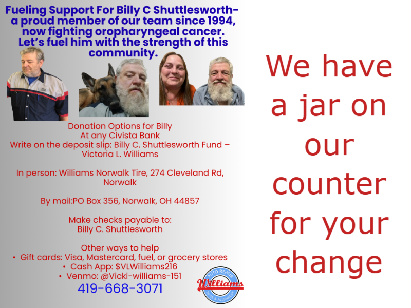 Williams Norwalk Tire & Alignment logo