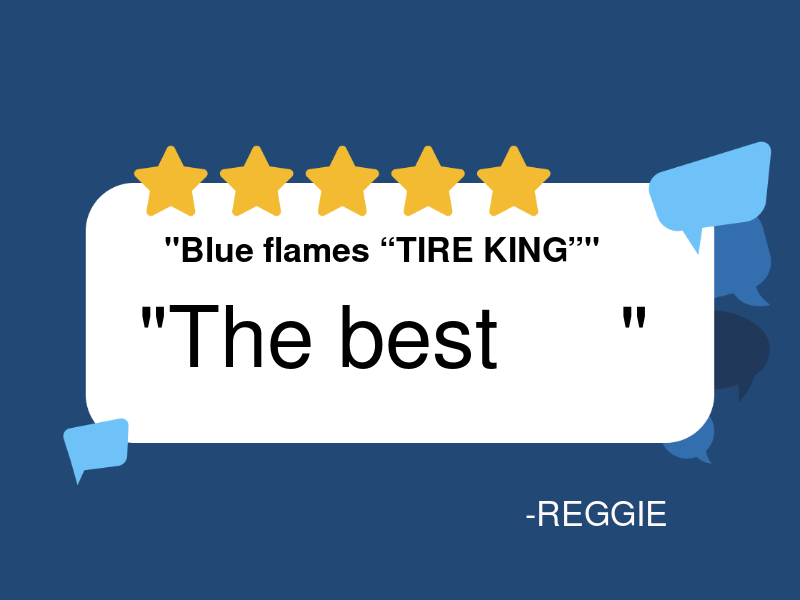 Blue Flame Muffler And Tire logo