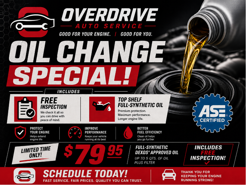OverDrive Auto Service logo