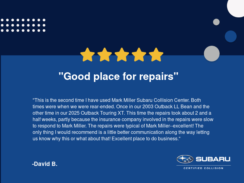 Mark Miller Subaru Collision Center - Midtown logo