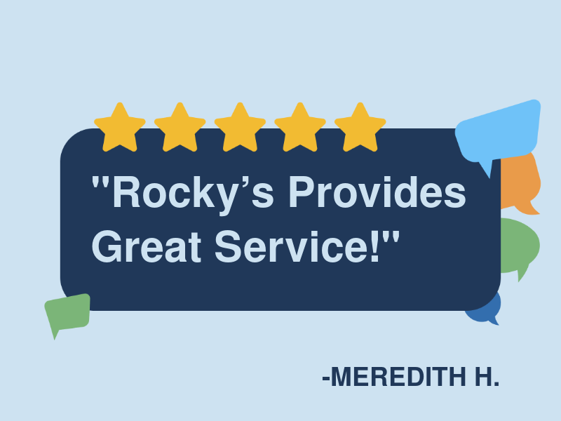 Rocky's Auto Repair logo