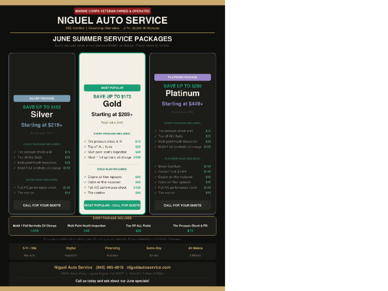 Niguel Auto Service logo