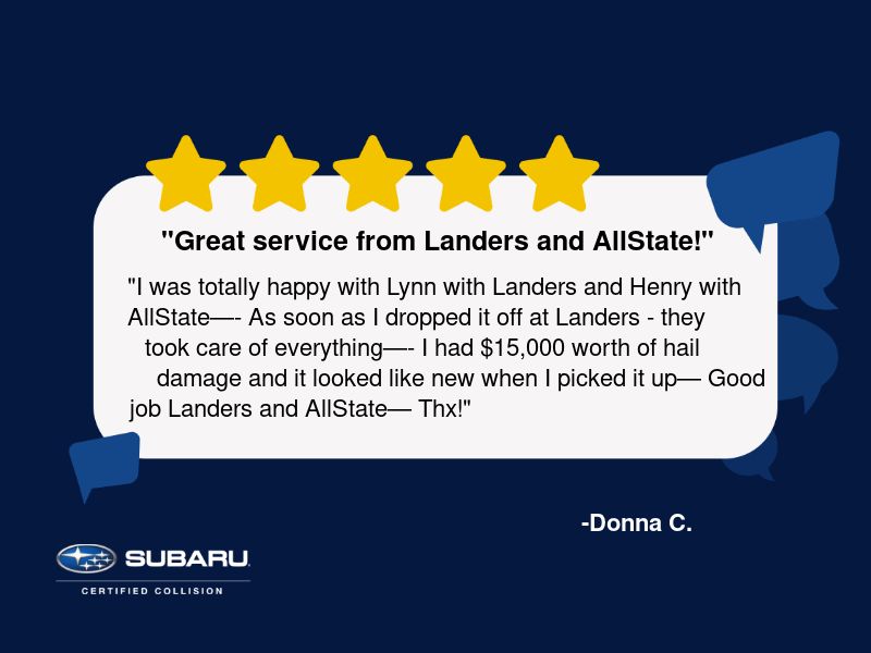 Landers Collision & Glass logo