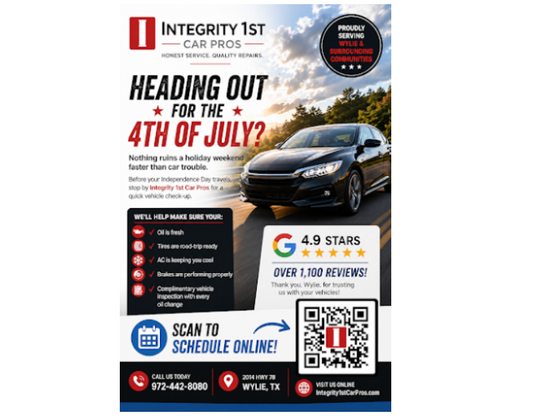 Integrity 1st Car Pros logo