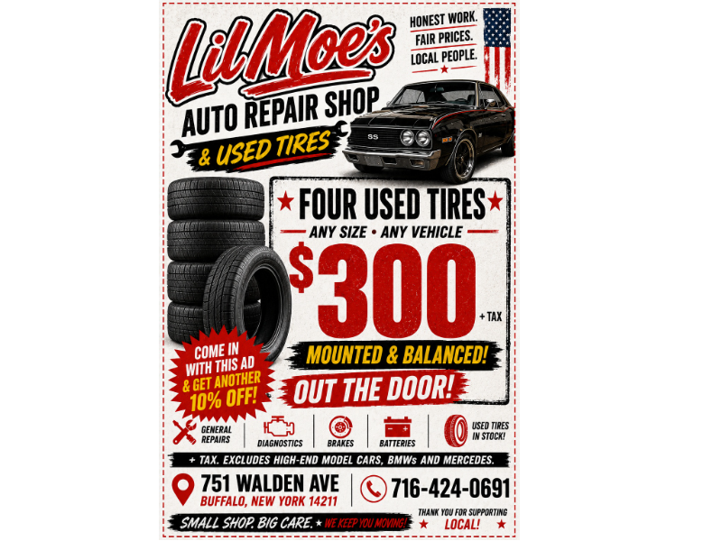 Lil Moe's Auto Repair Shop logo