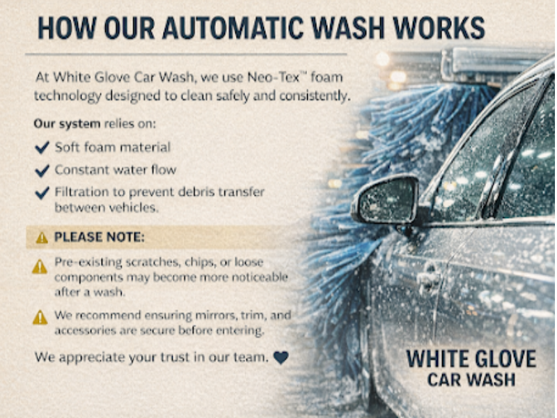 White Glove Car Wash & Detailing logo