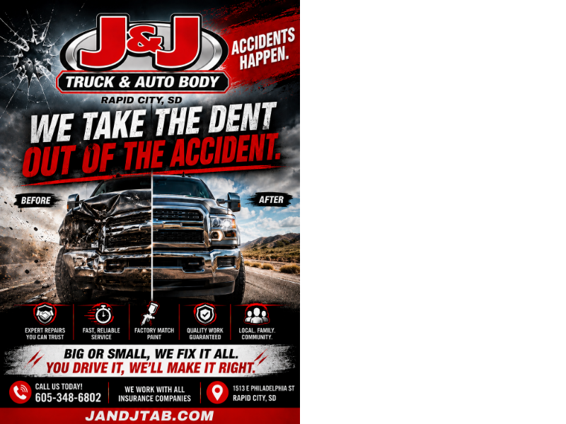 J & J Truck And Auto Body logo
