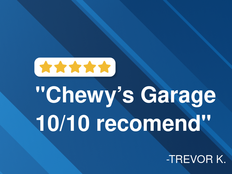 Chewy's Garage logo