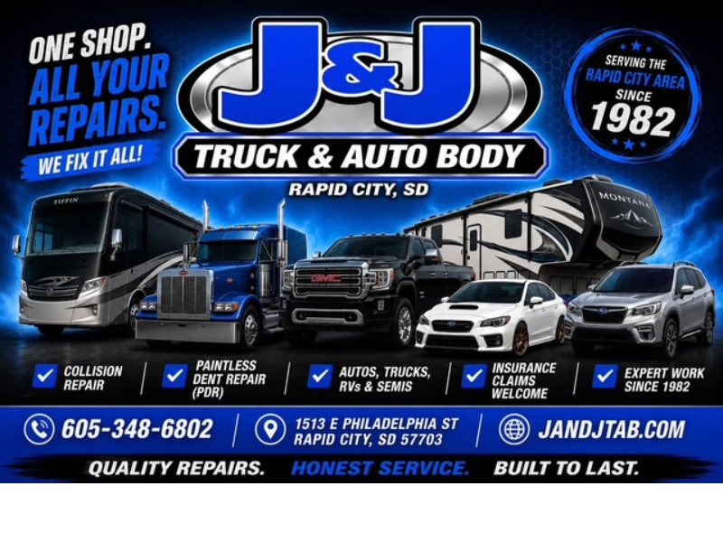 J & J Truck And Auto Body logo