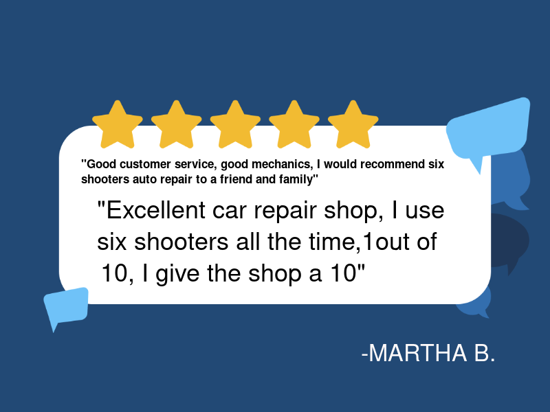 6 Shooter Auto Repair logo