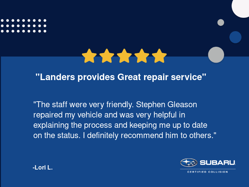 Landers Collision & Glass logo