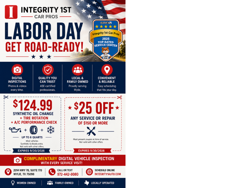 Integrity 1st Car Pros logo