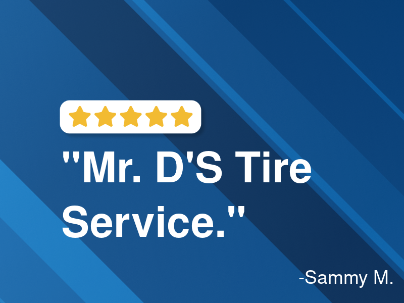 Mr D's Tire Shop logo