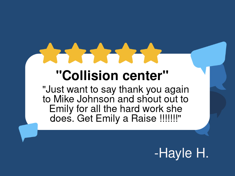 Mike Johnson's Collision Center logo