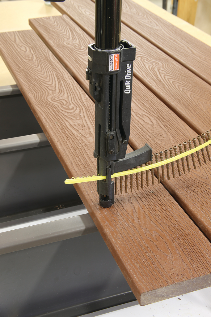 Quik Drive Decking Screw & Driving System For Residential Pros
