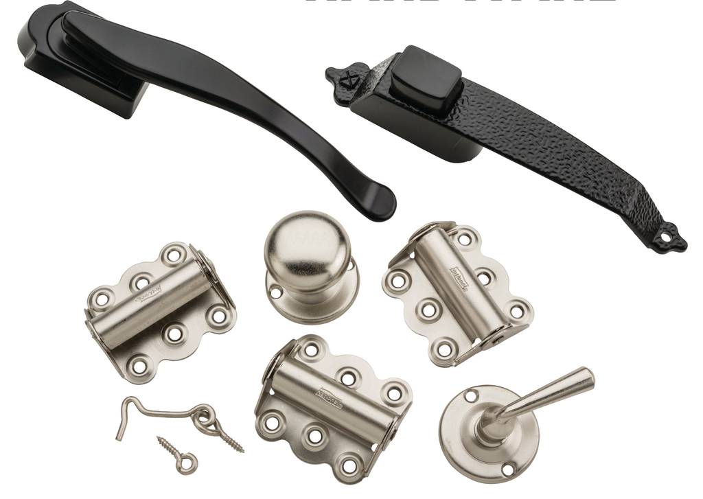 Decorative hardware for vinyl, wood screen doors For Residential Pros