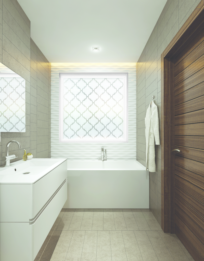 Windows With Decorative Glass For Privacy Remodeling Industry