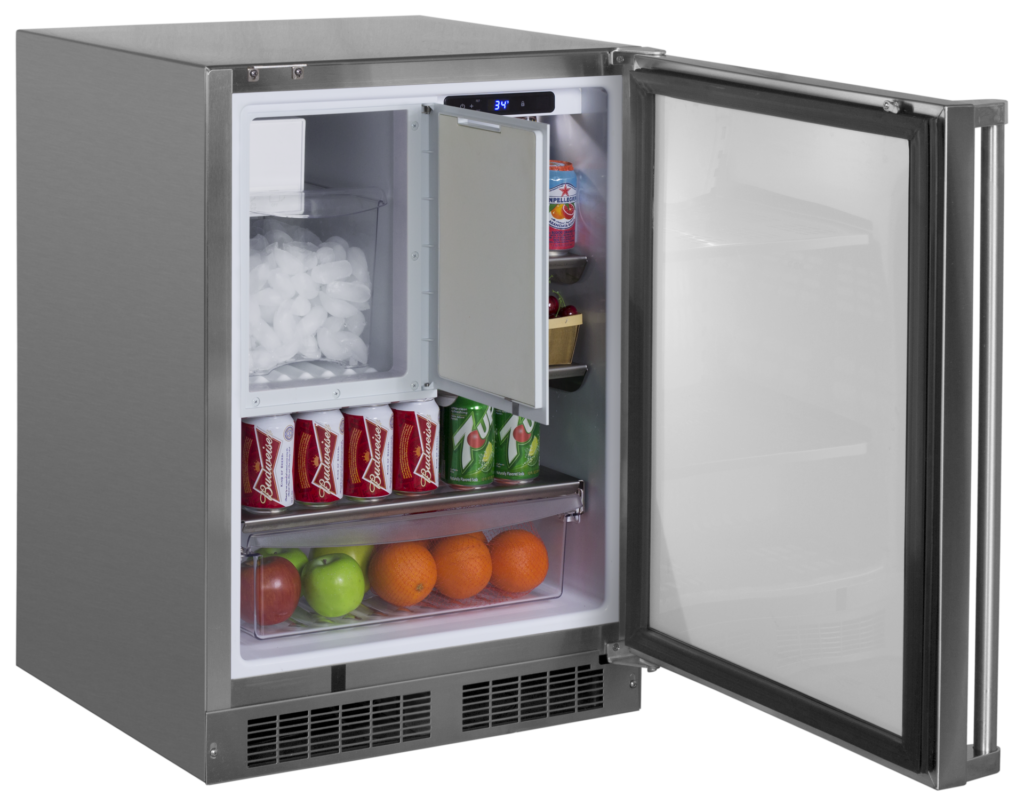 Addon ice maker accessory for outdoor refrigerator For Residential Pros