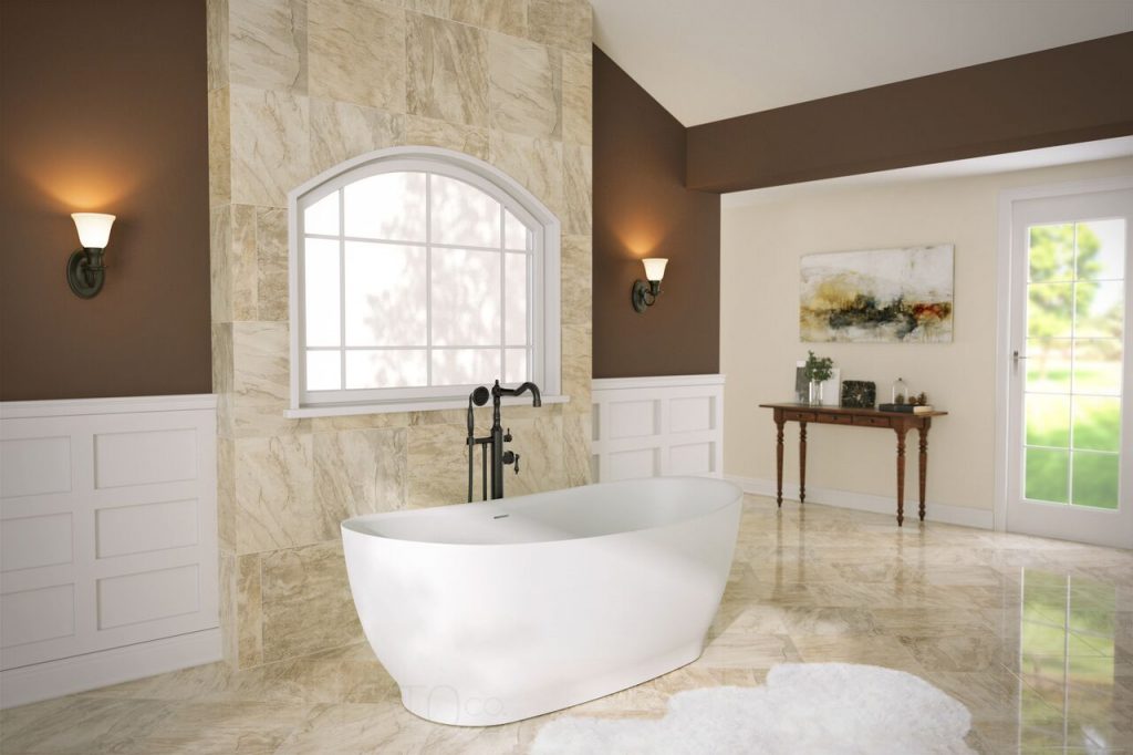 Italian Solid Surface Tub For Residential Pros