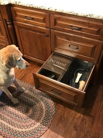 Stainless Pet Food Storage Drawer | For Residential Pros