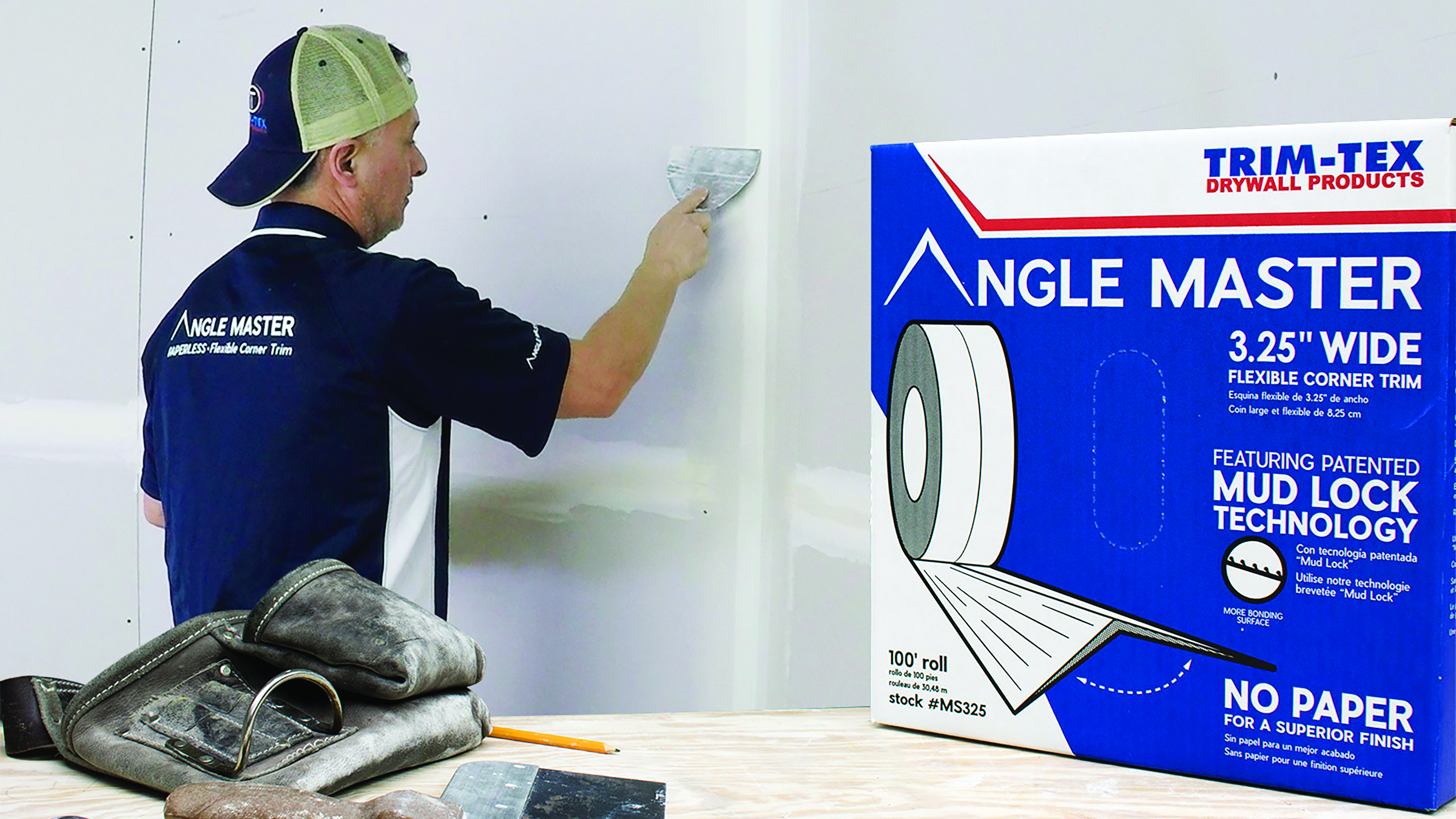 Flexible corner trim for drywall For Residential Pro
