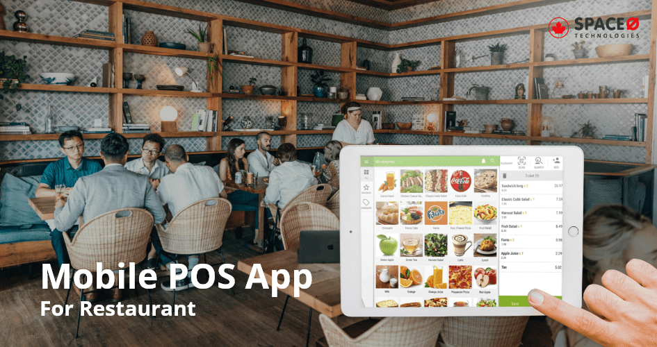 mobile POS app for restaurant