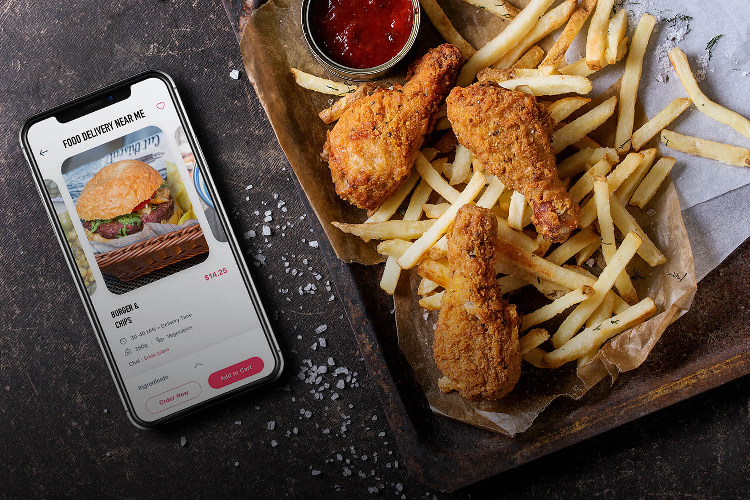 create a food delivery app