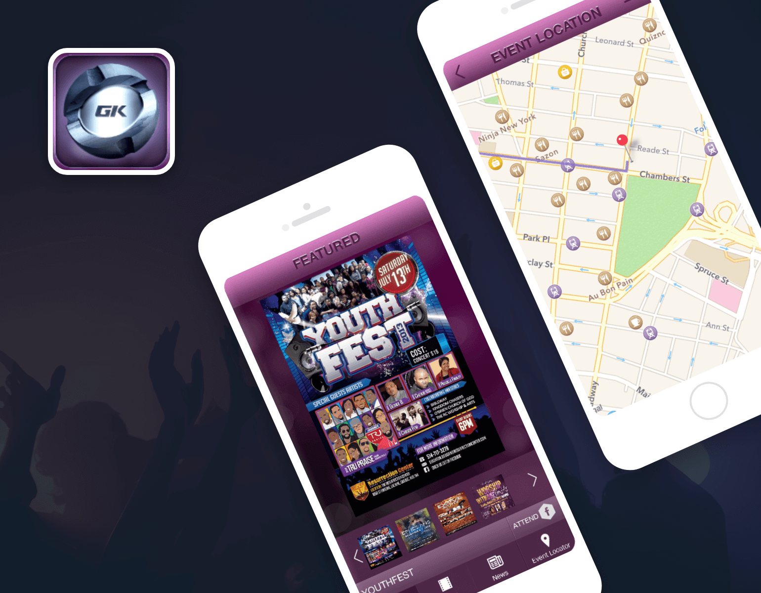 GospelKinnect Mobile Event App