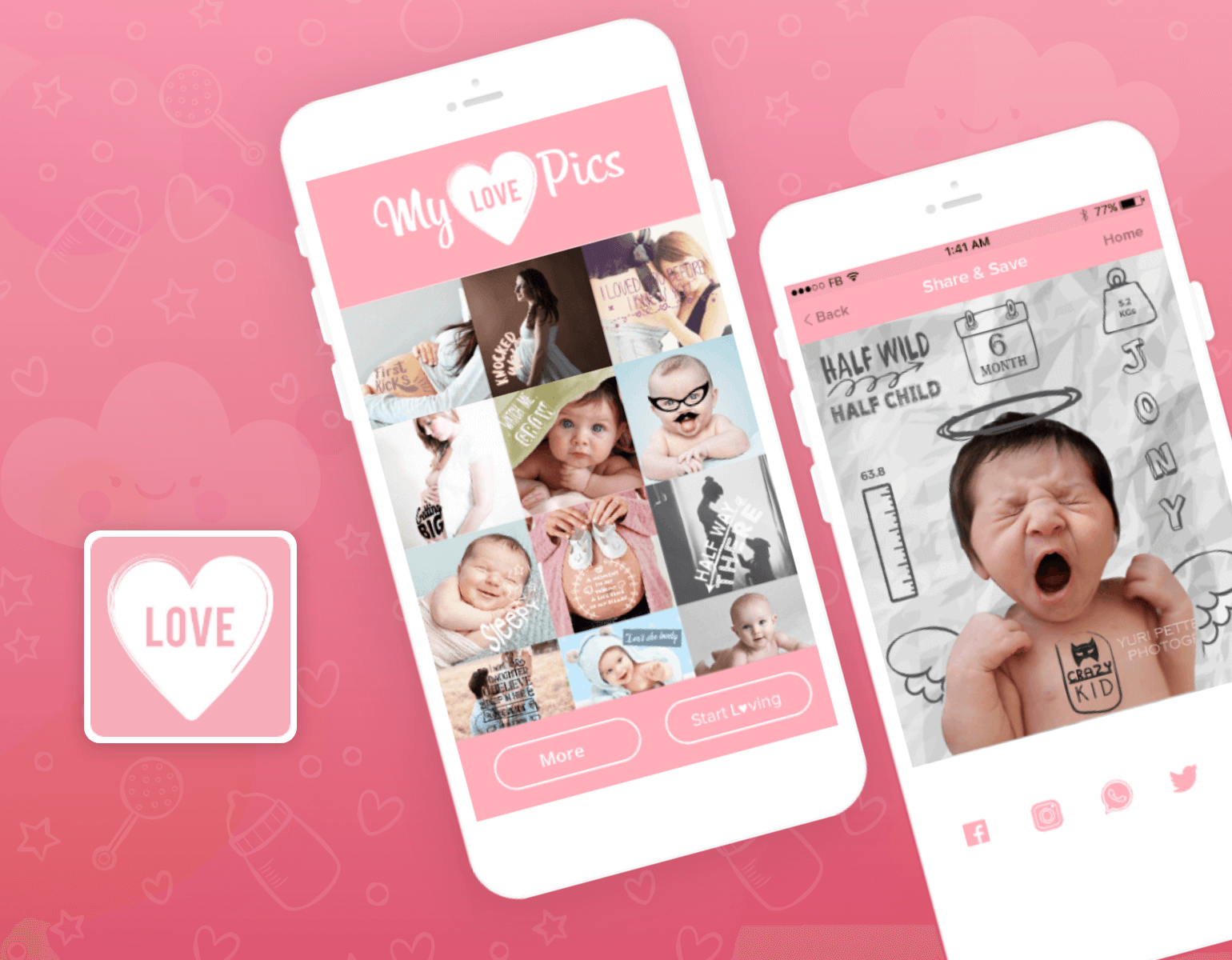 MyLovePics Photo Editing App