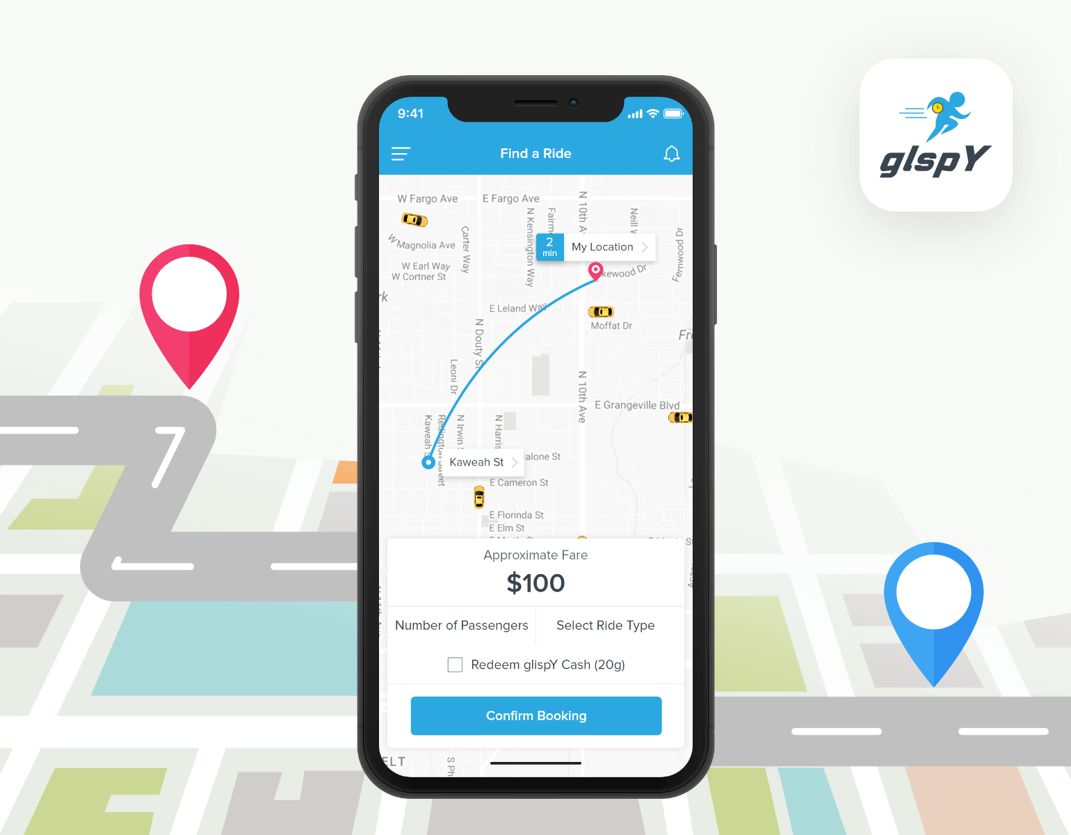 On-Demand Ride Sharing App