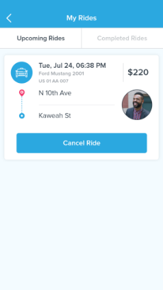 Schedule Ride Taxi App