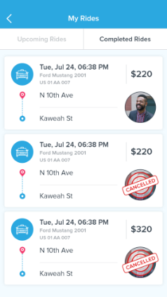 Trip History App