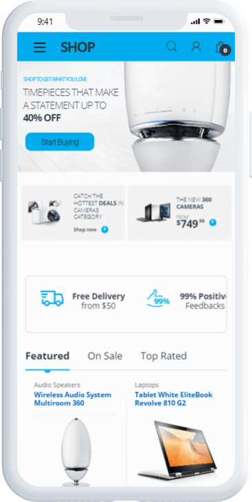 On-Demand Delivery App Screen2