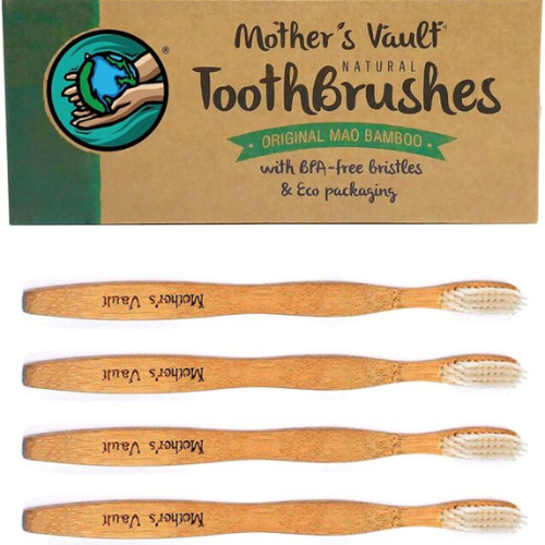 Bamboo Toothbrush by Mother’s Vault