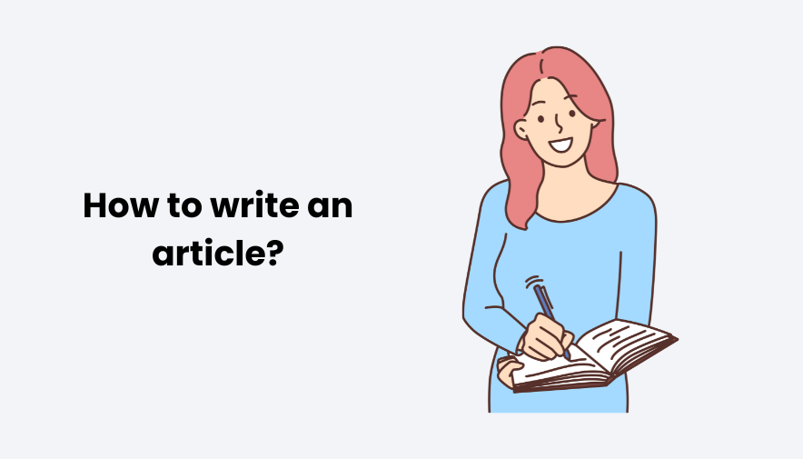 How to write an article